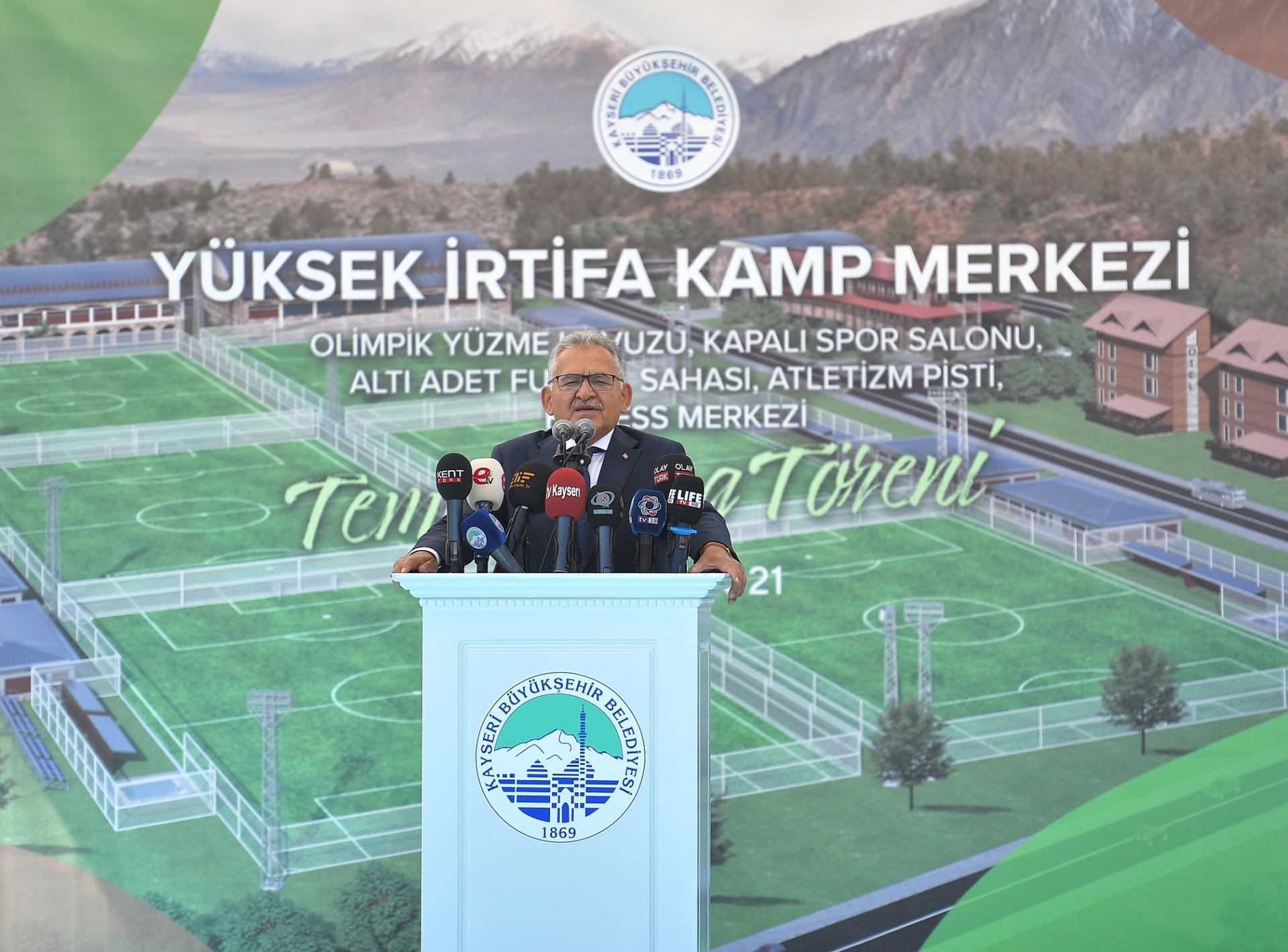 Büyükkılıç’tan 75 Milyon TL’lik Erciyes Yüksek İrtifa Kamp Merkezi