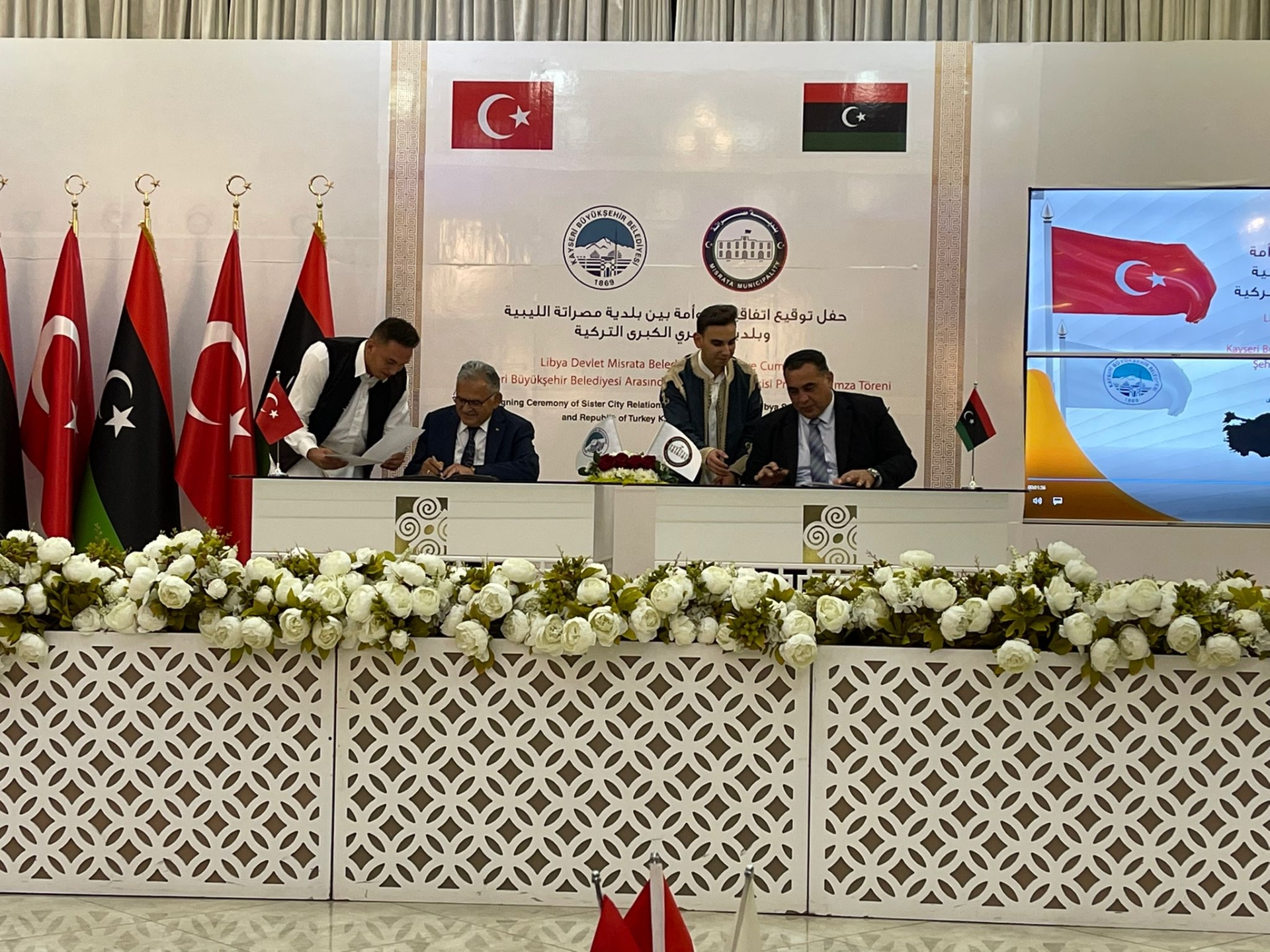 Kayseri İle Misurata Arasında “Kardeş Şehir” İmzaları Atıldı