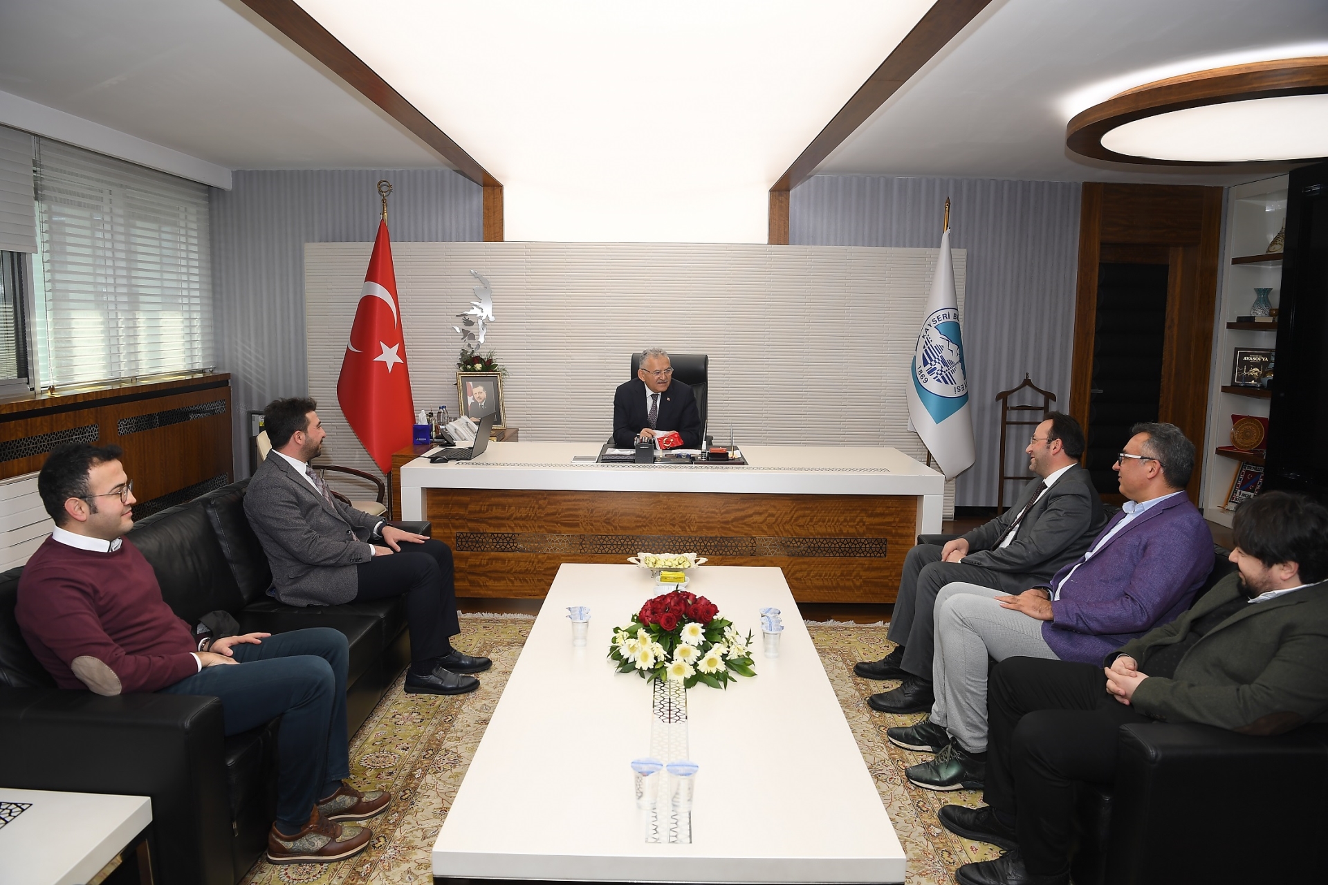 Başkan Büyükkılıç, MÜSİAD Kayseri’nin Yeni Yönetimini Kabul Etti