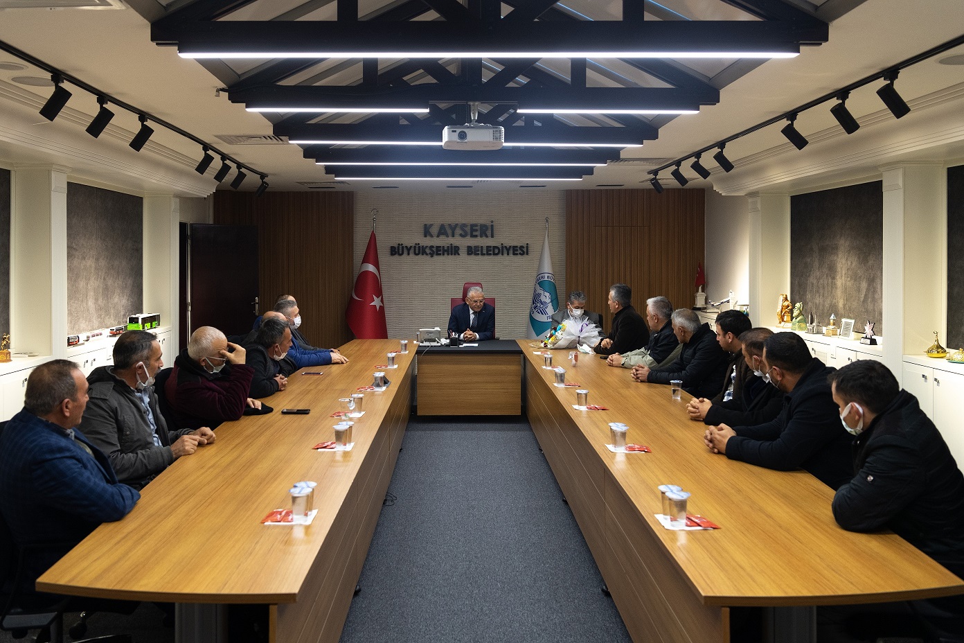 Başkan Büyükkılıç’a Felahiyeli Muhtarlardan Teşekkür Ziyareti