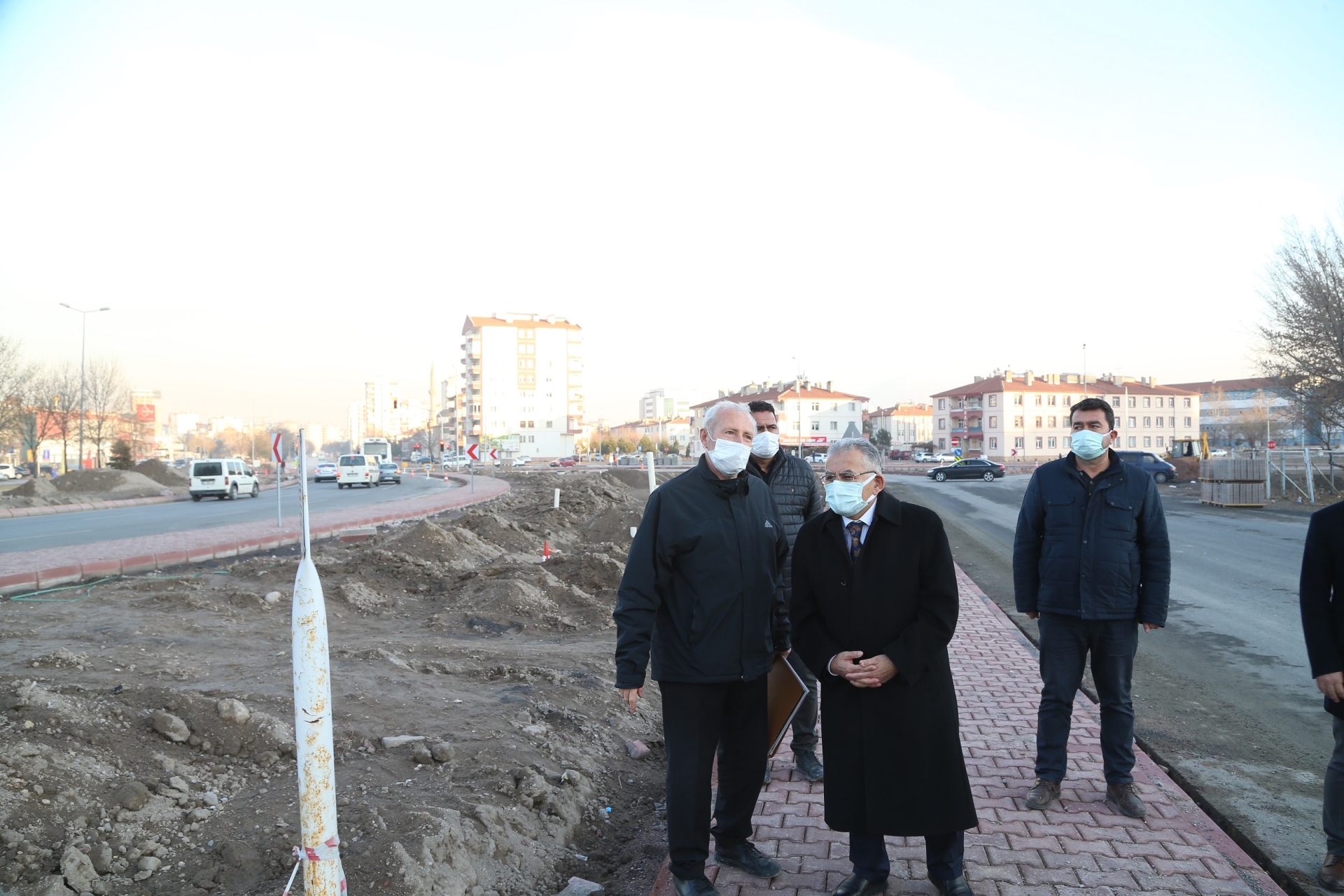 Büyükşehir’in Hasan Tahsin Bulvarı’ndaki Yol Yapım Çalışmaları Son Aşamada