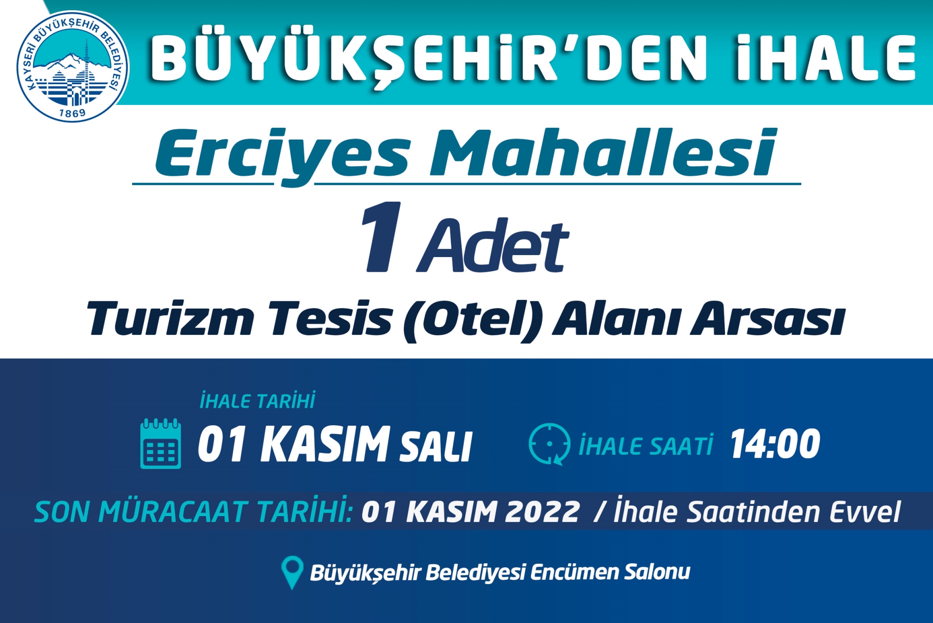 Büyükşehir'den İhale