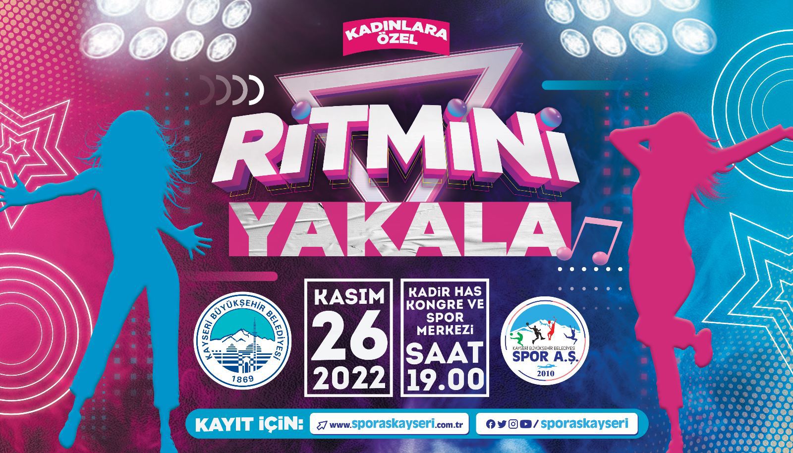 Büyükşehir Spor A.Ş.’den “Kadınlara Özel” Renkli Etkinlik