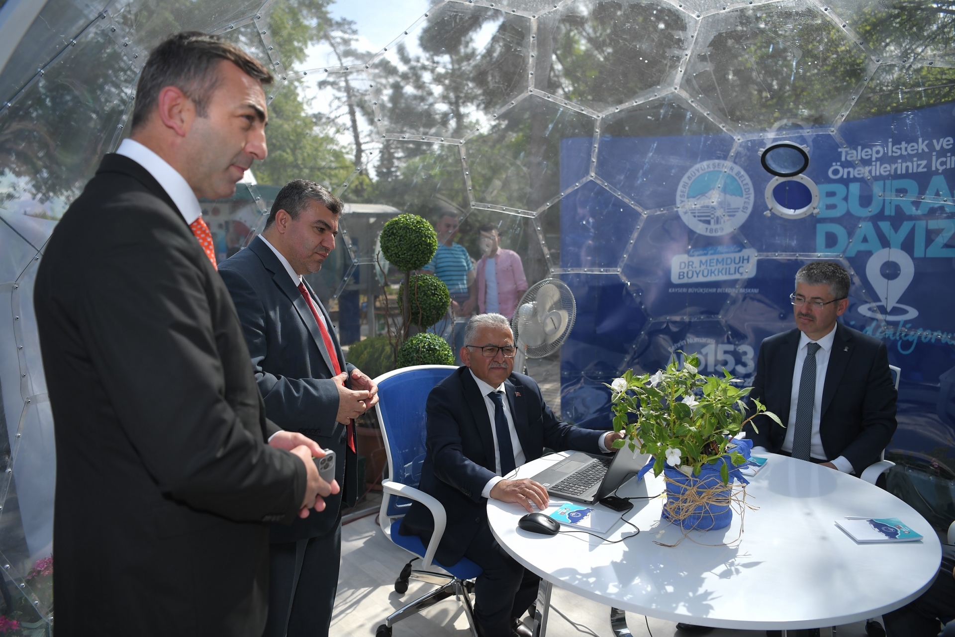 Kayseri Büyükşehir, “İletişim Küresi” ile Hizmeti Vatandaşın Ayağına Getirdi