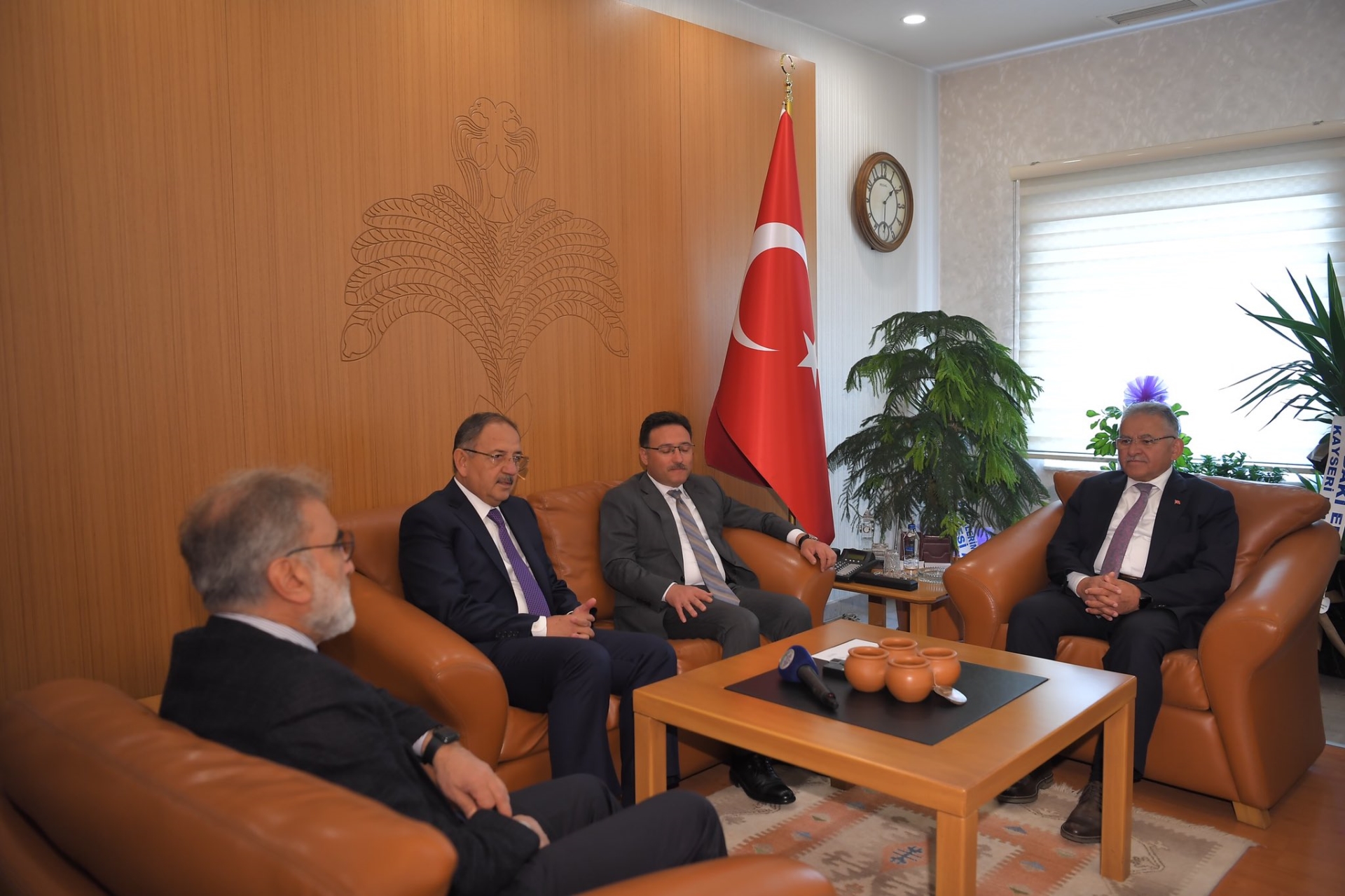 Büyükkılıç’tan Özhaseki ile Birlikte Kayseri Valisi Çiçek’e “Hayırlı Olsun” Ziyareti