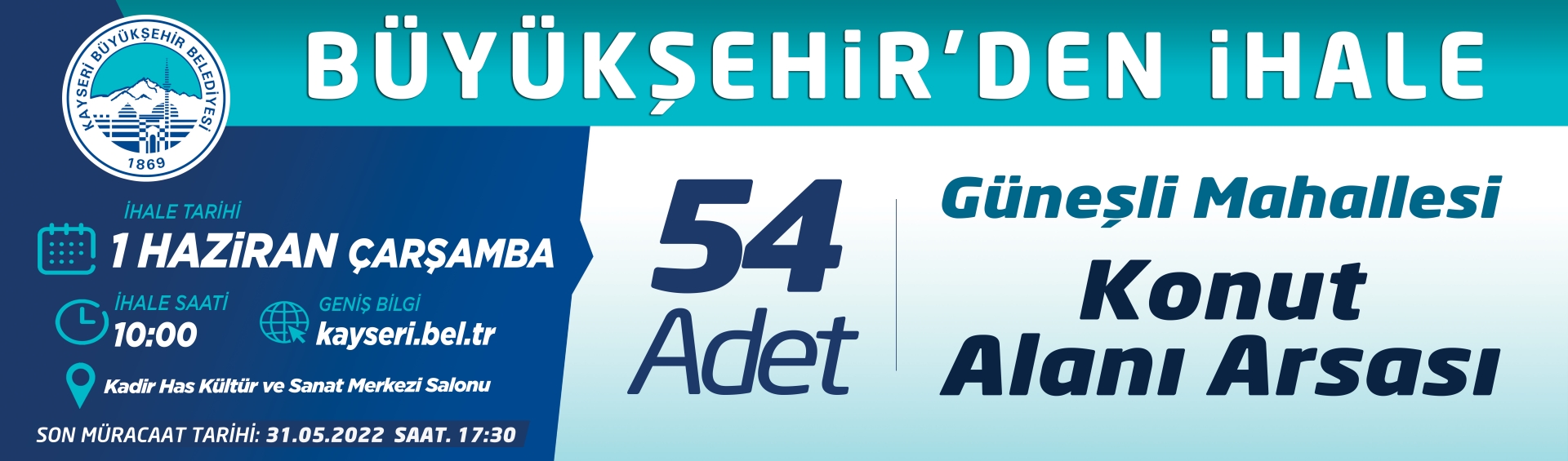 Büyükşehir'den İhale