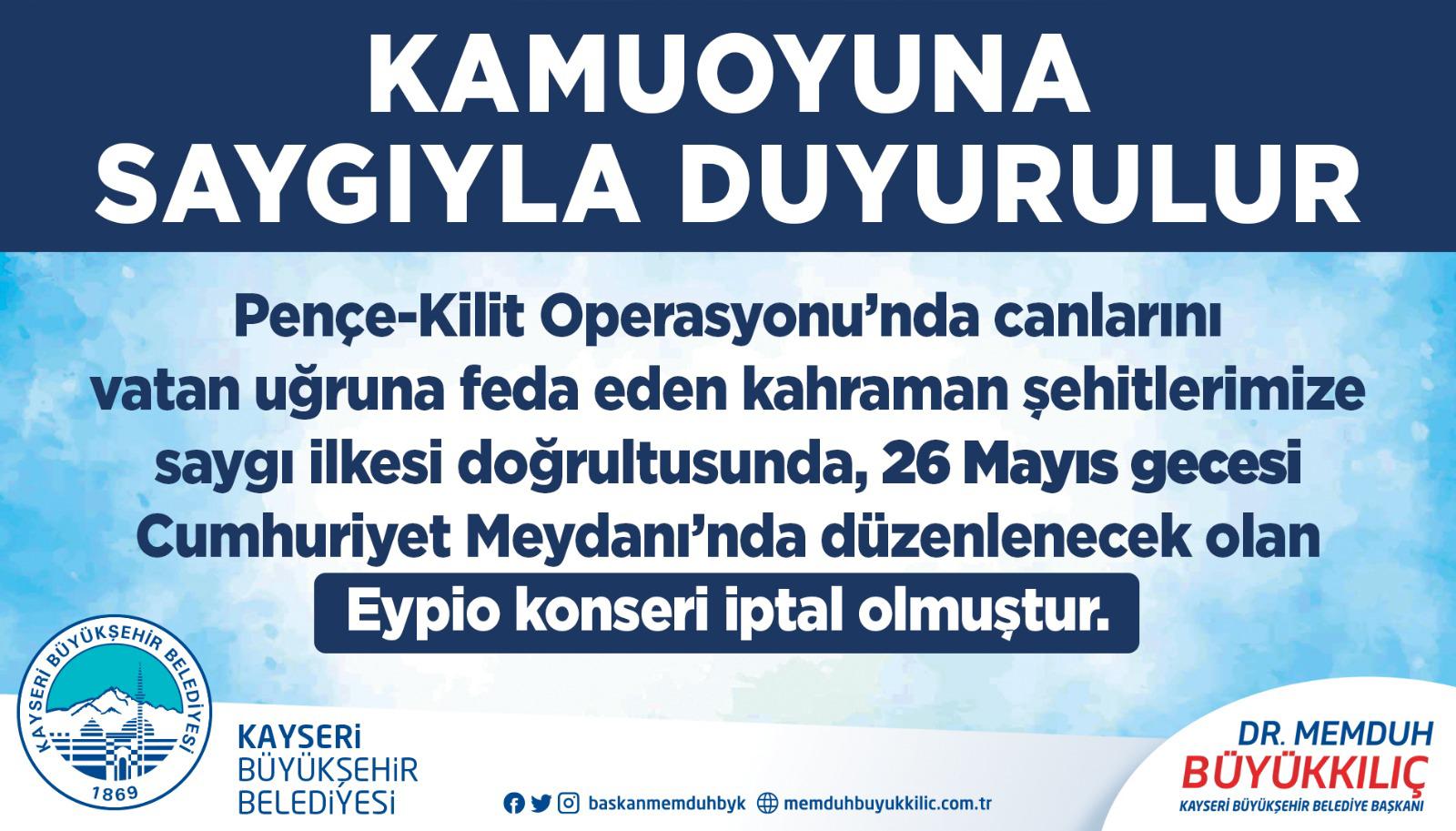 Büyükşehir’den Şehitlere Saygı