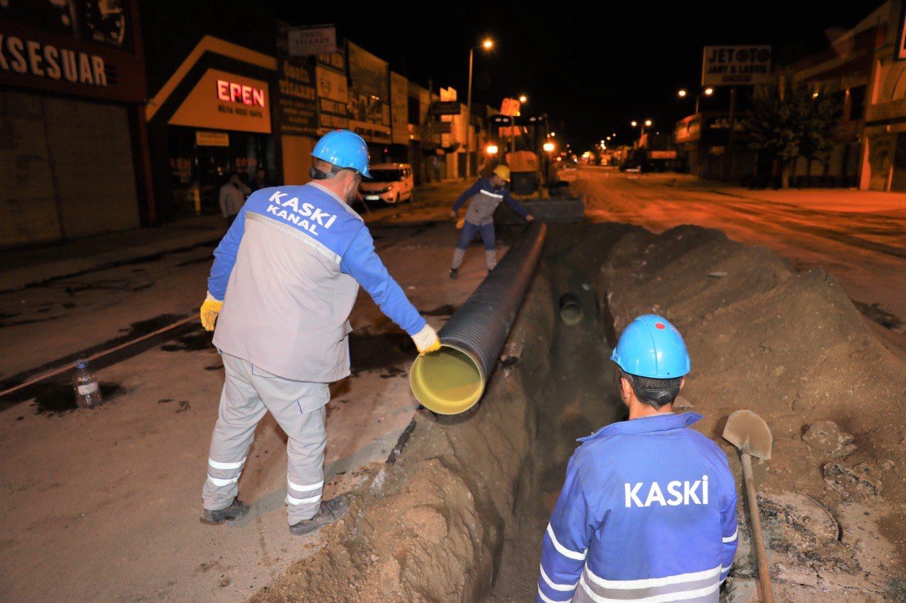 KASKİ, Yeni Sanayi’de Altyapı Hatlarını Güçlendiriyor