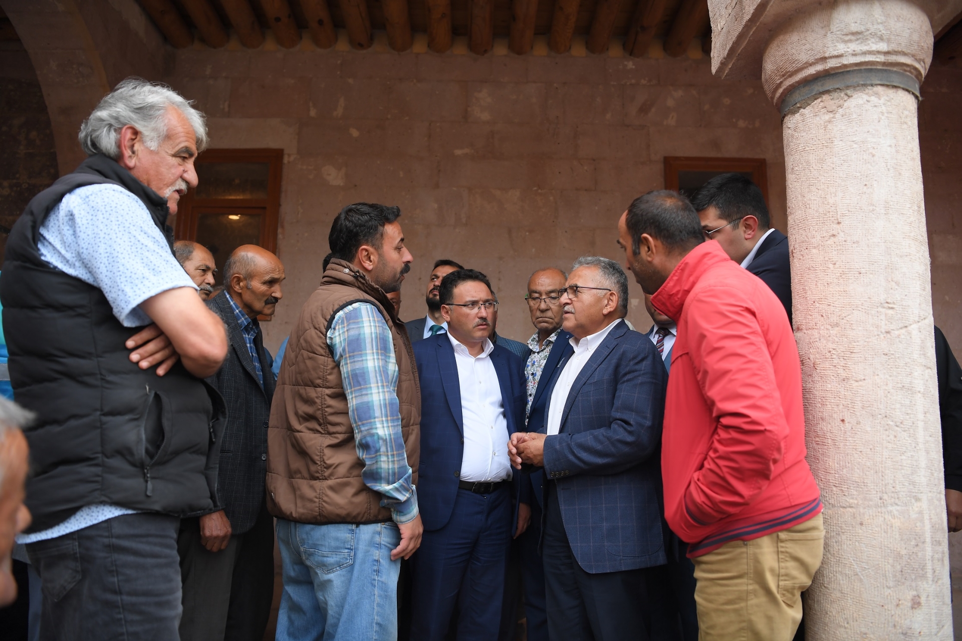 Başkan Büyükkılıç, Vali Çiçek ile Hamidiye Medresesi'nde İncelemelerde Bulundu