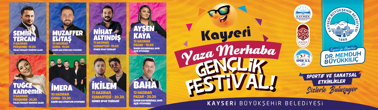 Büyükşehir’den “Yaza Merhaba Gençlik Festivali”