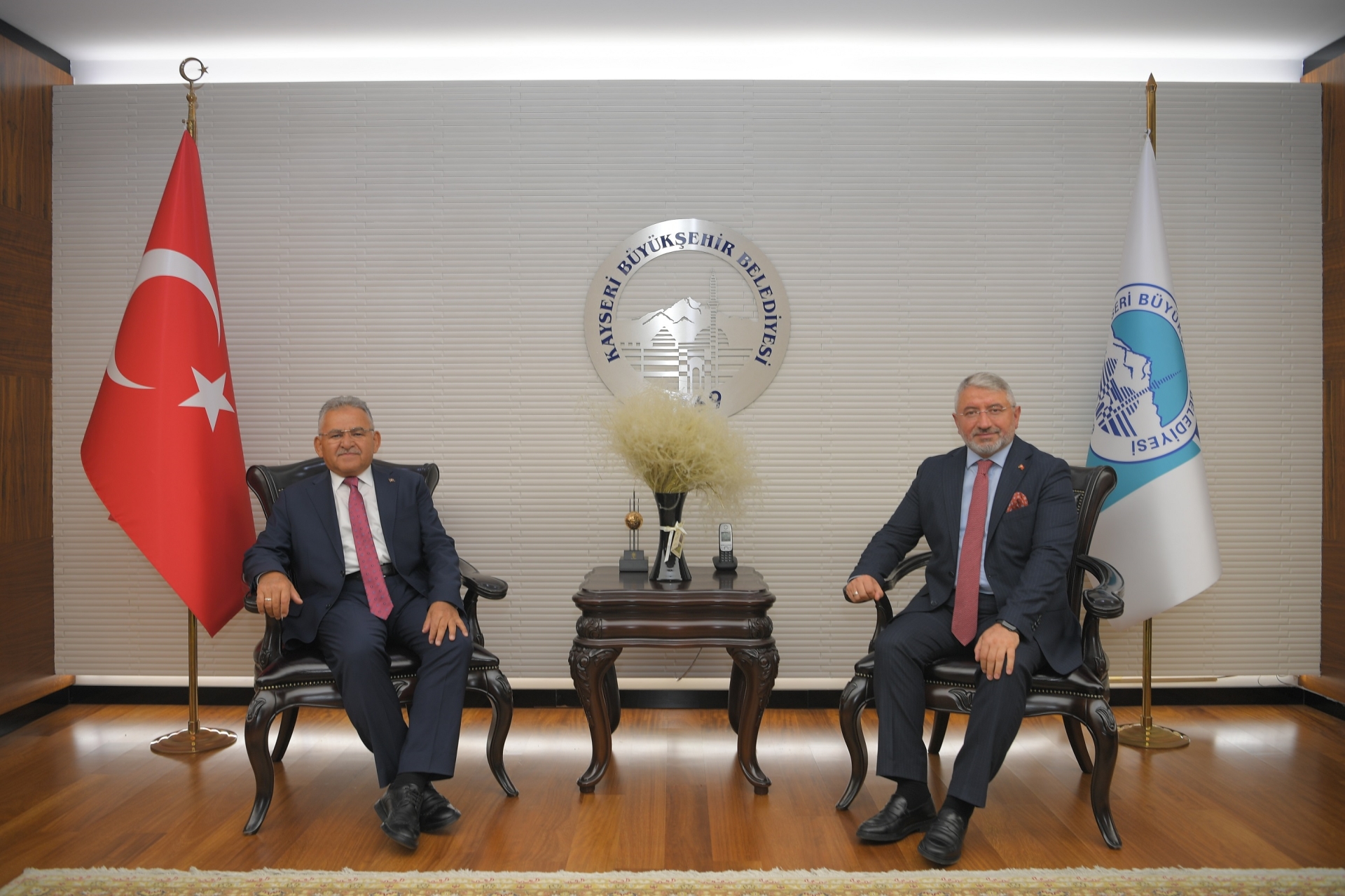 Başkan Büyükkılıç’a Çorum Belediye Başkanı Aşgın’dan Ziyaret