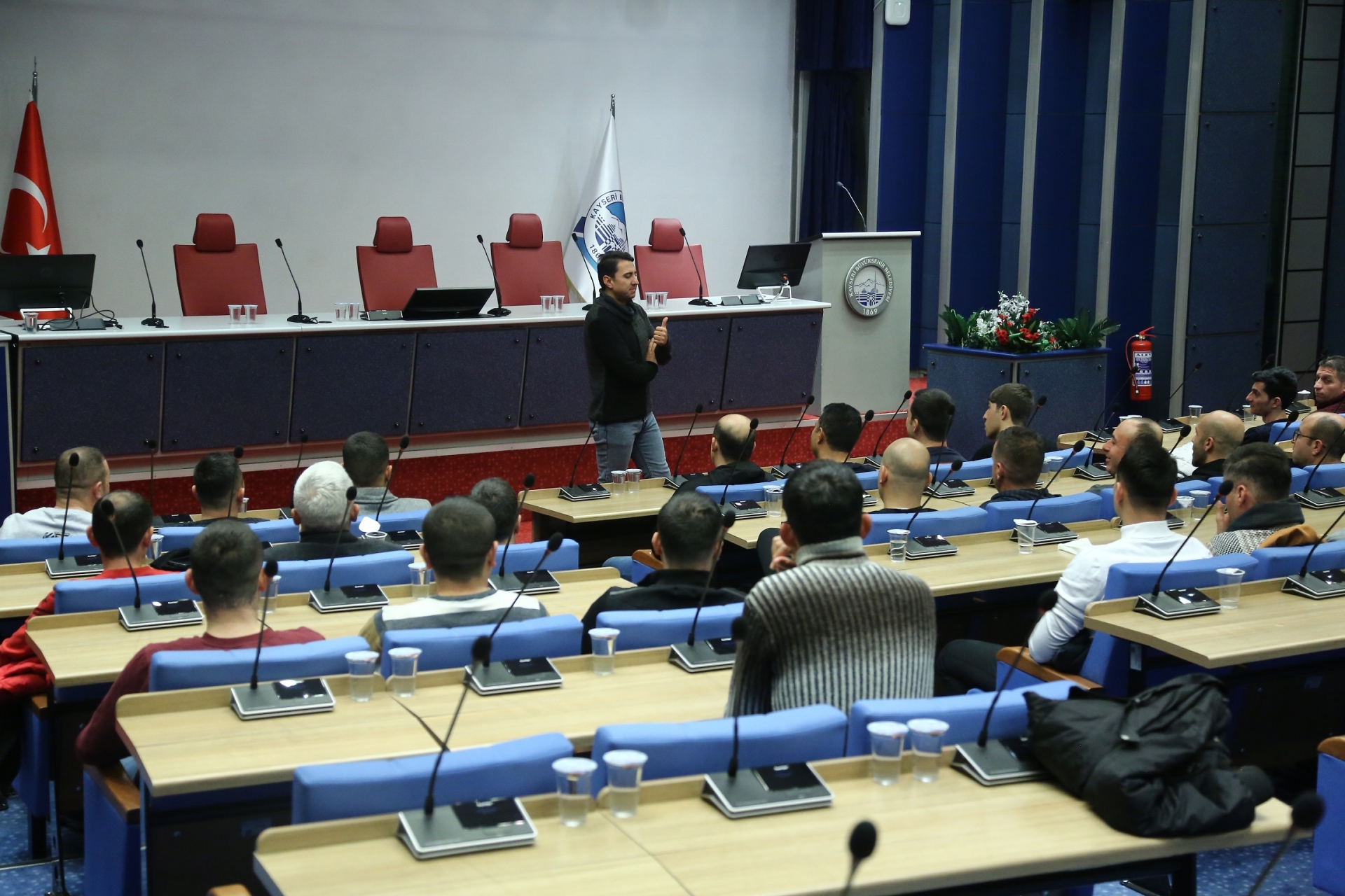 Büyükşehir’in Yeni İtfaiye Personeline İş Güvenliği Eğitimi