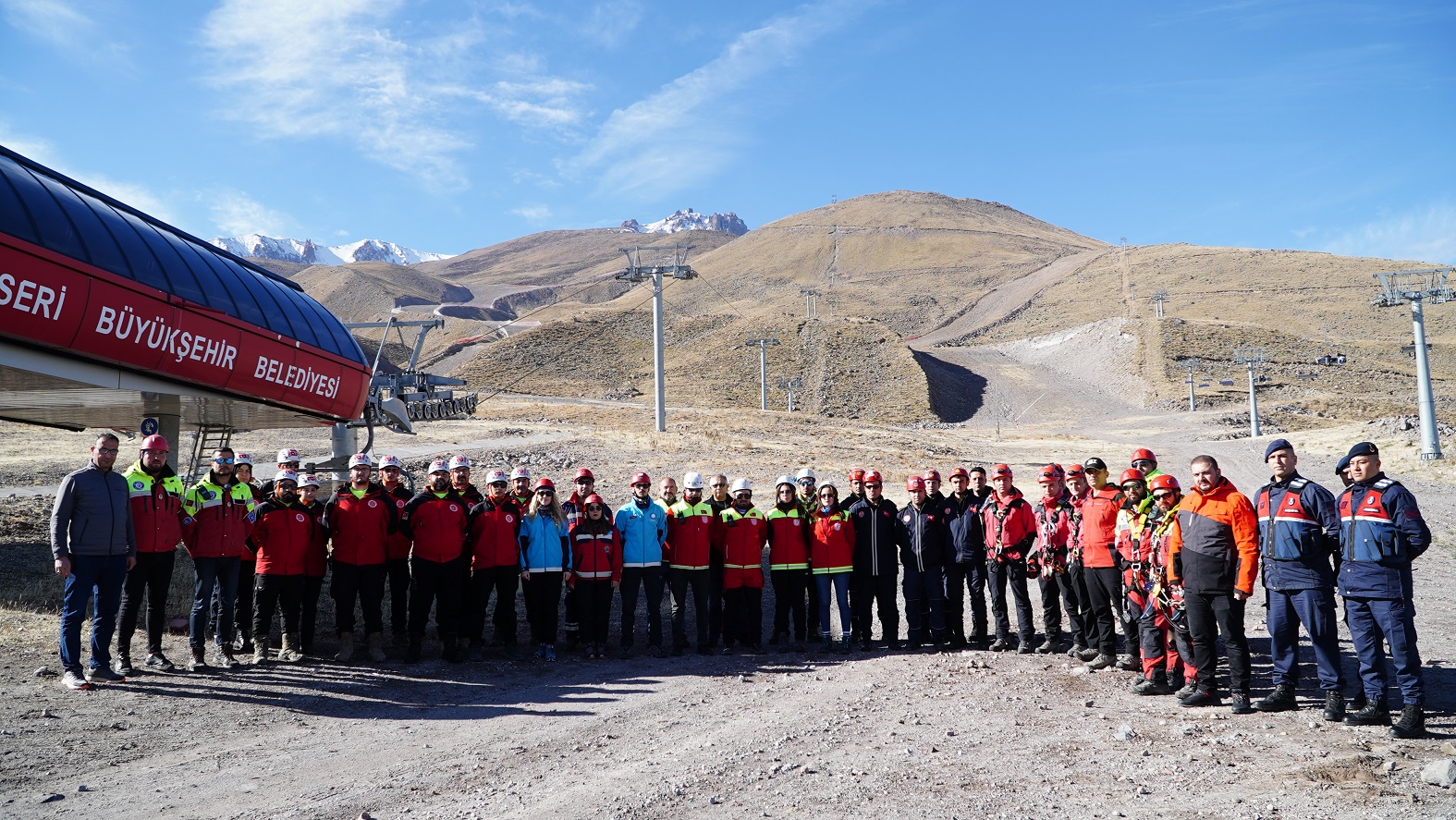 Erciyes’te Kurtarma Tatbikatı Düzenlendi