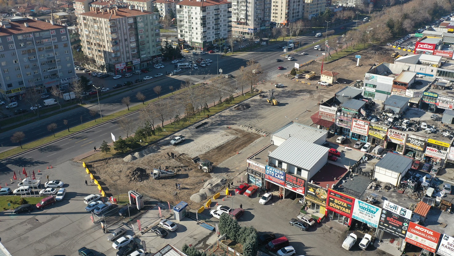 Büyükşehir’den Sanayi Girişinde Önemli Çalışma