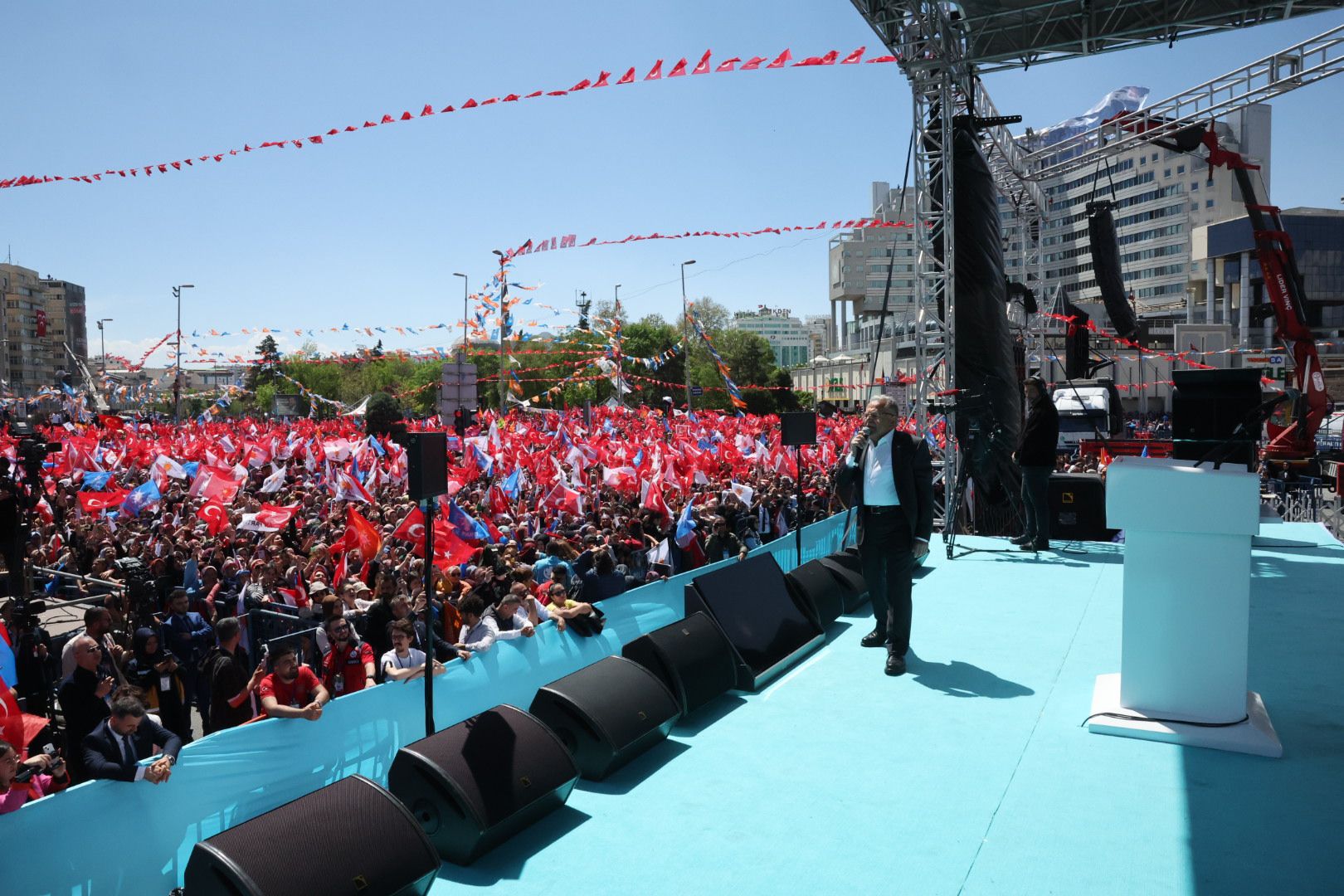 Başkan Büyükkılıç, Büyük Kayseri Mitingi'nde Konuştu
