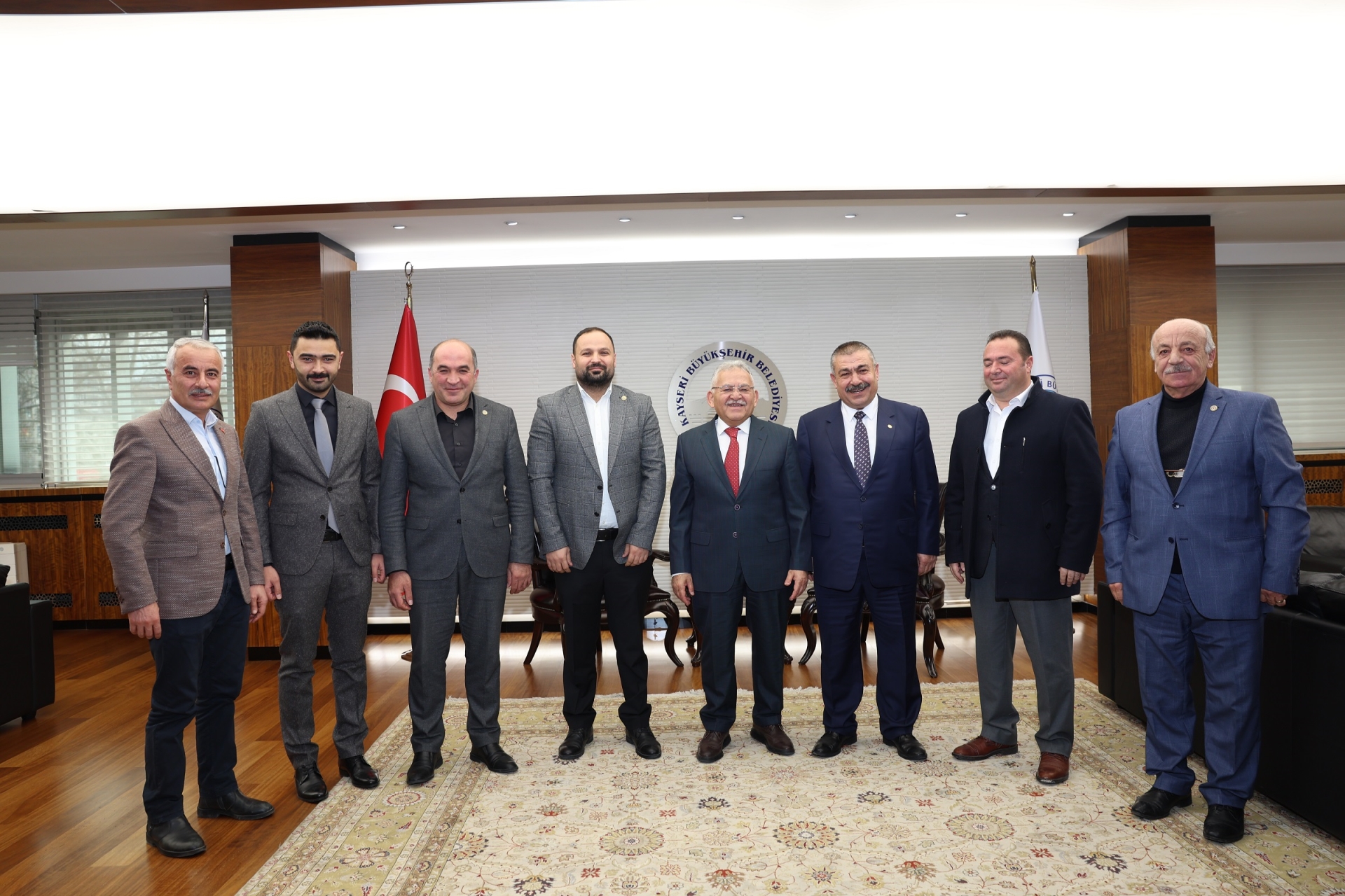 Ziraat Odası Başkanlarından Başkan Büyükkılıç’a Hem “Hayırlı Olsun” Hem de “Teşekkür” Ziyareti