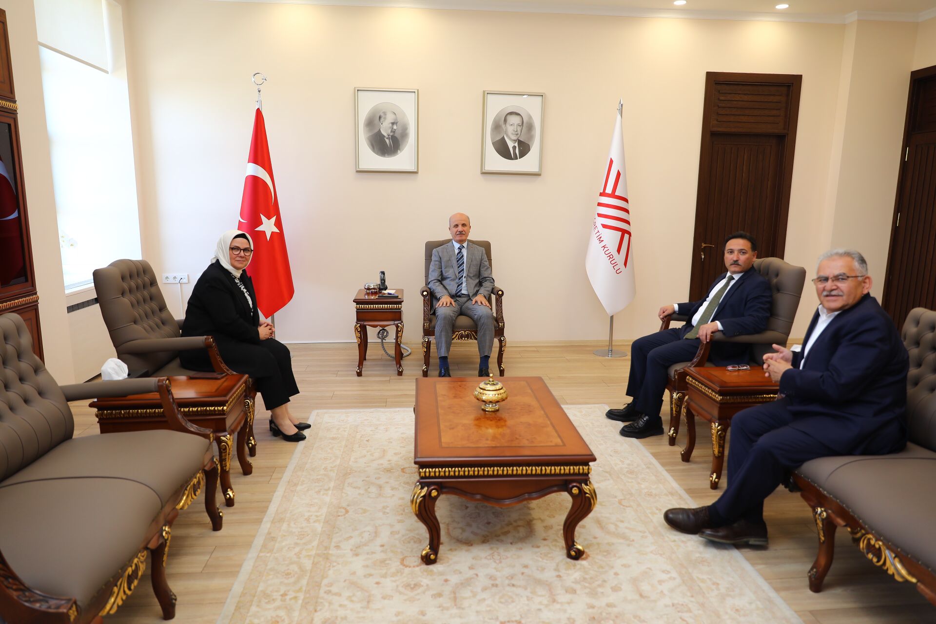 Başkan Büyükkılıç’tan YÖK Başkanı Özvar’a Ziyaret