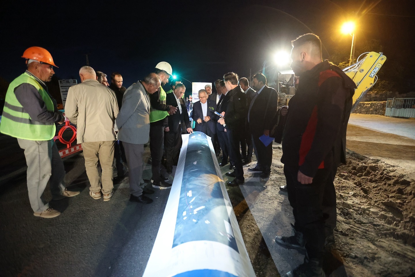 Başkan Büyükkılıç’tan Yeşilhisar’ın Su Sorununu Çözecek KASKİ Yatırımında Akşam Mesaisi