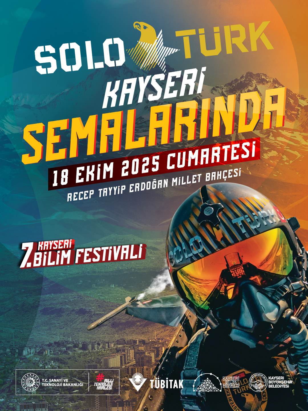 Büyükşehir’in Bilim Festivali, Gökyüzünde Solotürk’le Taçlanacak