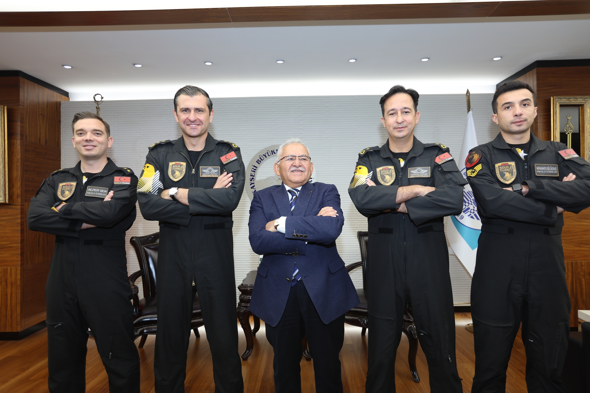 SOLOTÜRK’ten Başkan Büyükkılıç’a Ziyaret