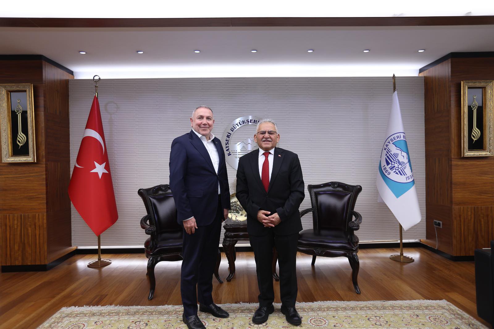 Başkan Büyükkılıç’a, Ertekin’den Veda Ziyareti