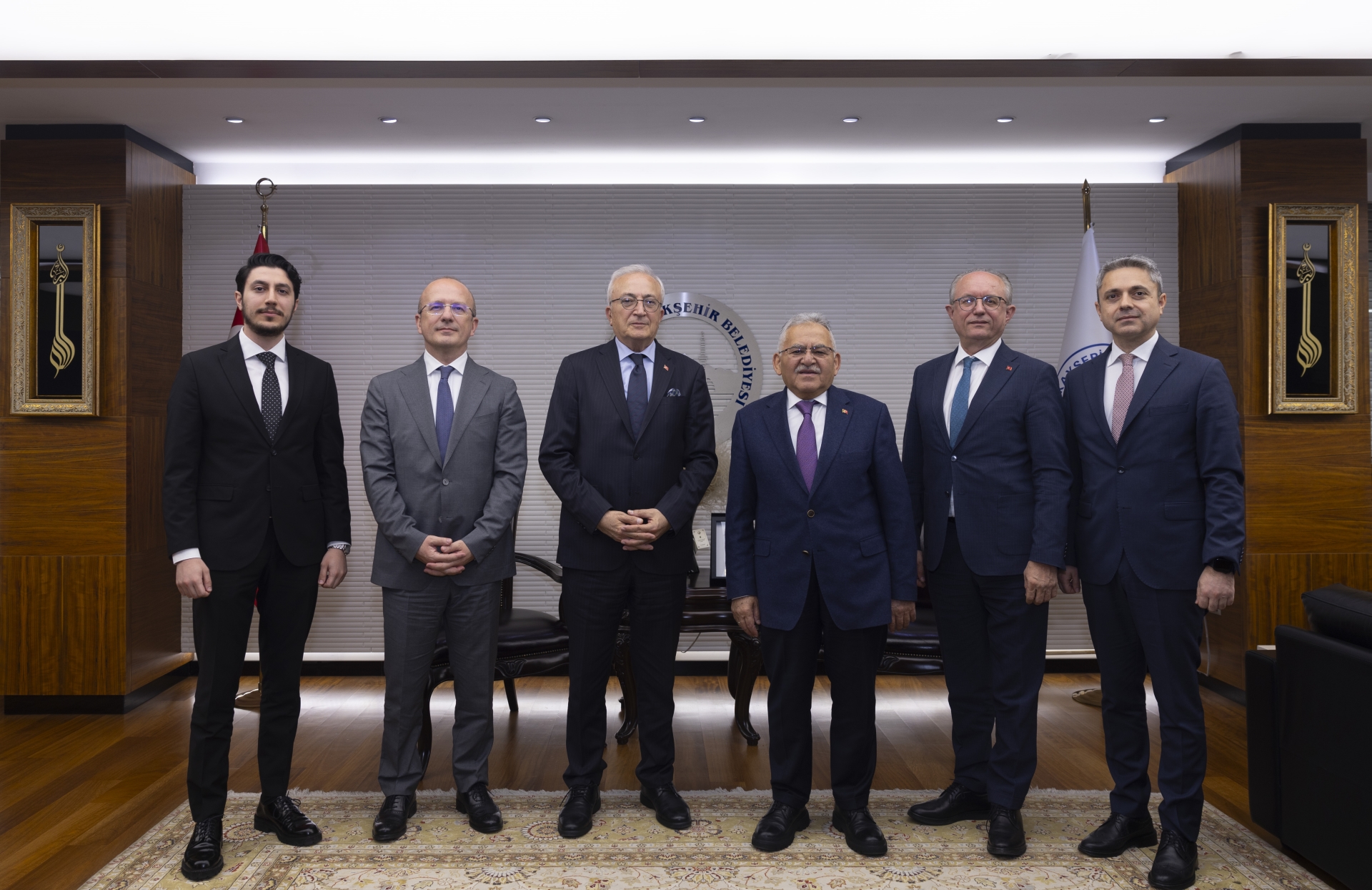 Aksa Doğalgaz Yöneticilerinden Başkan Büyükkılıç’a Ziyaret
