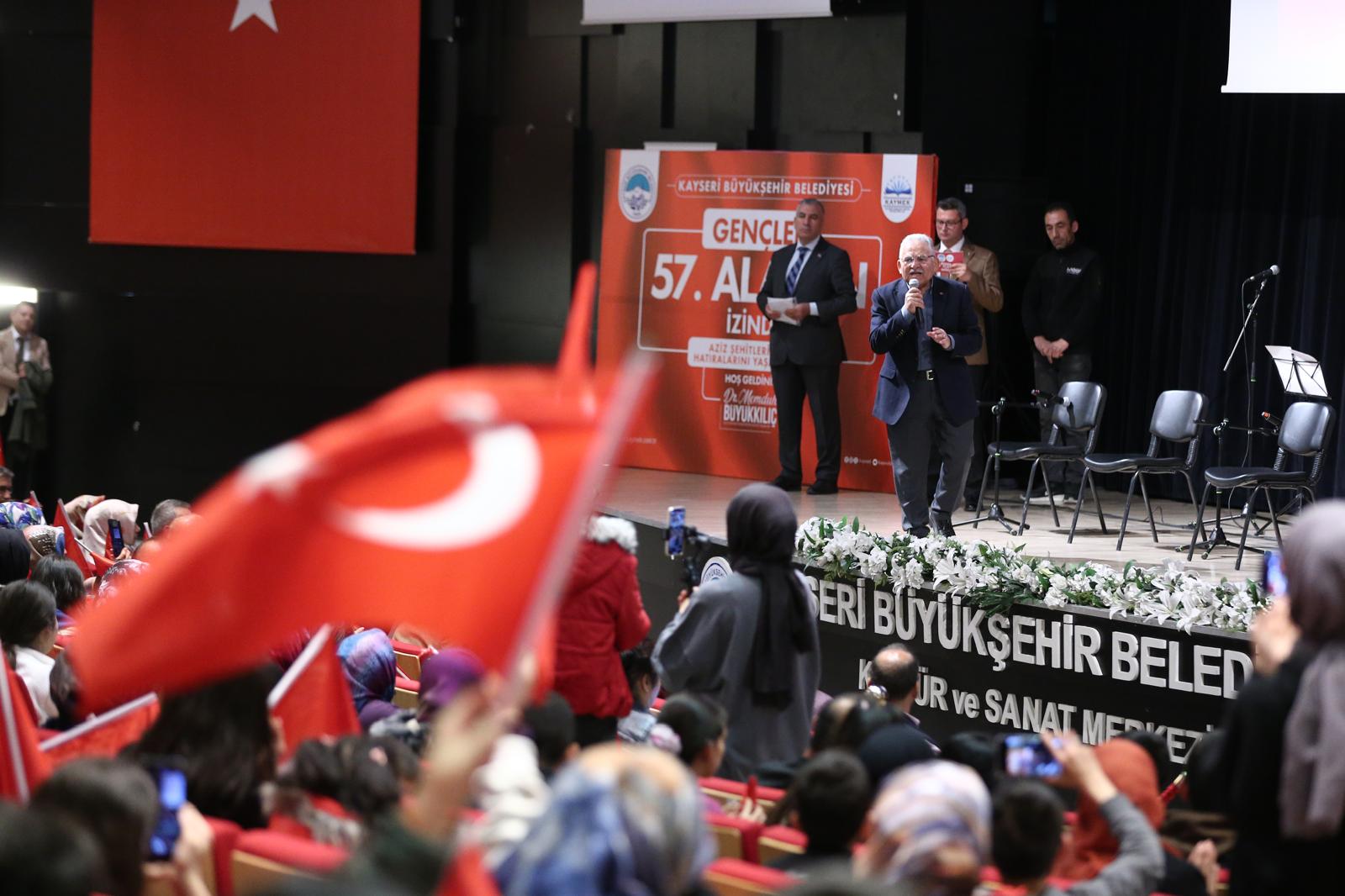 Başkan Büyükkılıç, Genç KAYMEK 57’nci Alay'ın İzinde Programı’na Katıldı