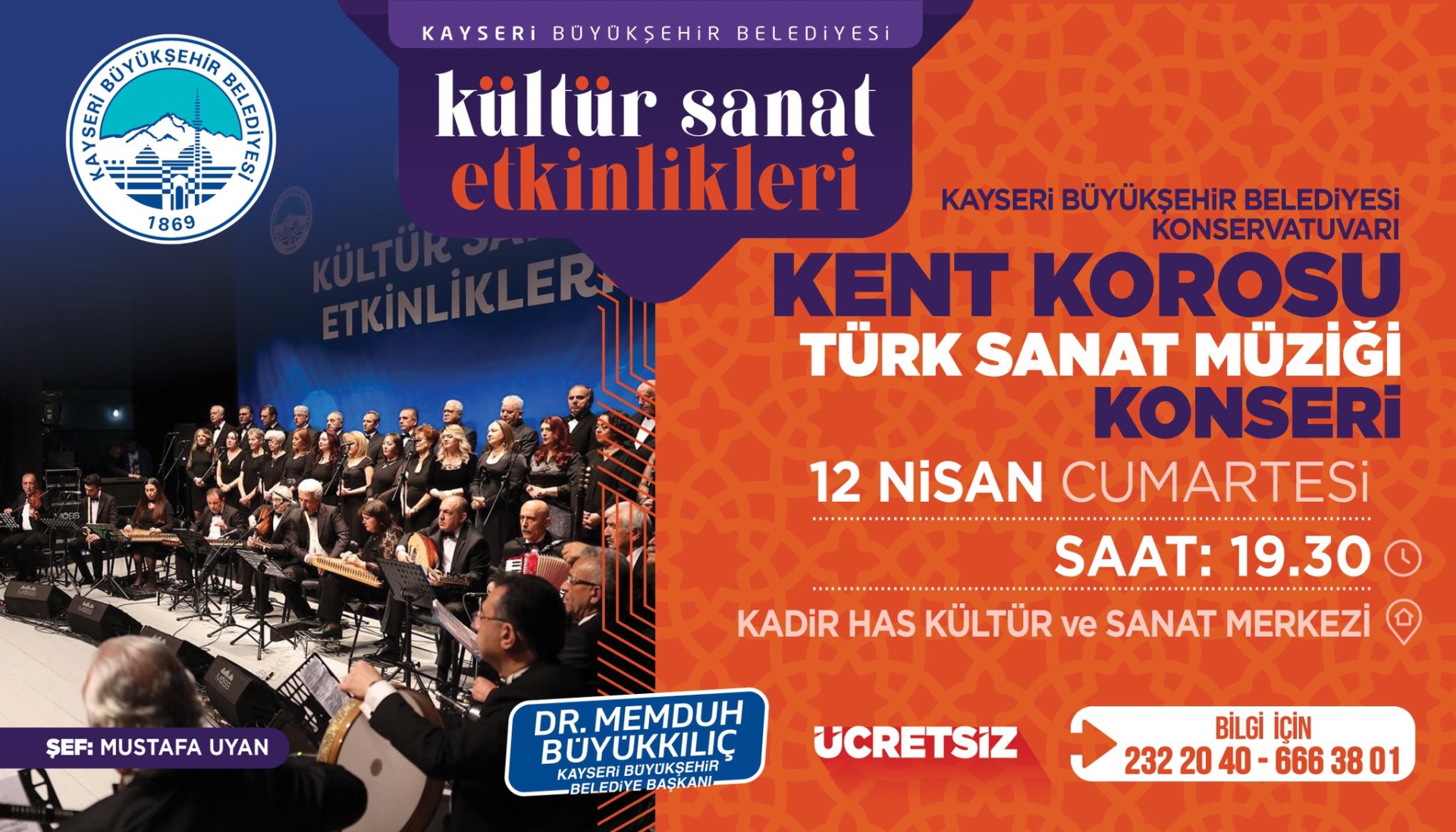 Büyükşehir’den Hafta Sonu Kültür Sanat Rüzgârı