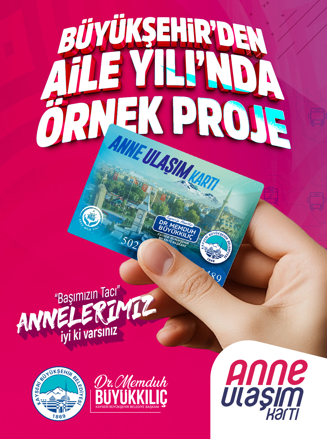 Başkan Büyükkılıç’ın Aile ve Eğitim Odaklı Ulaşım Destekleri İçin Başvurular Başlıyor: 1 Eylül