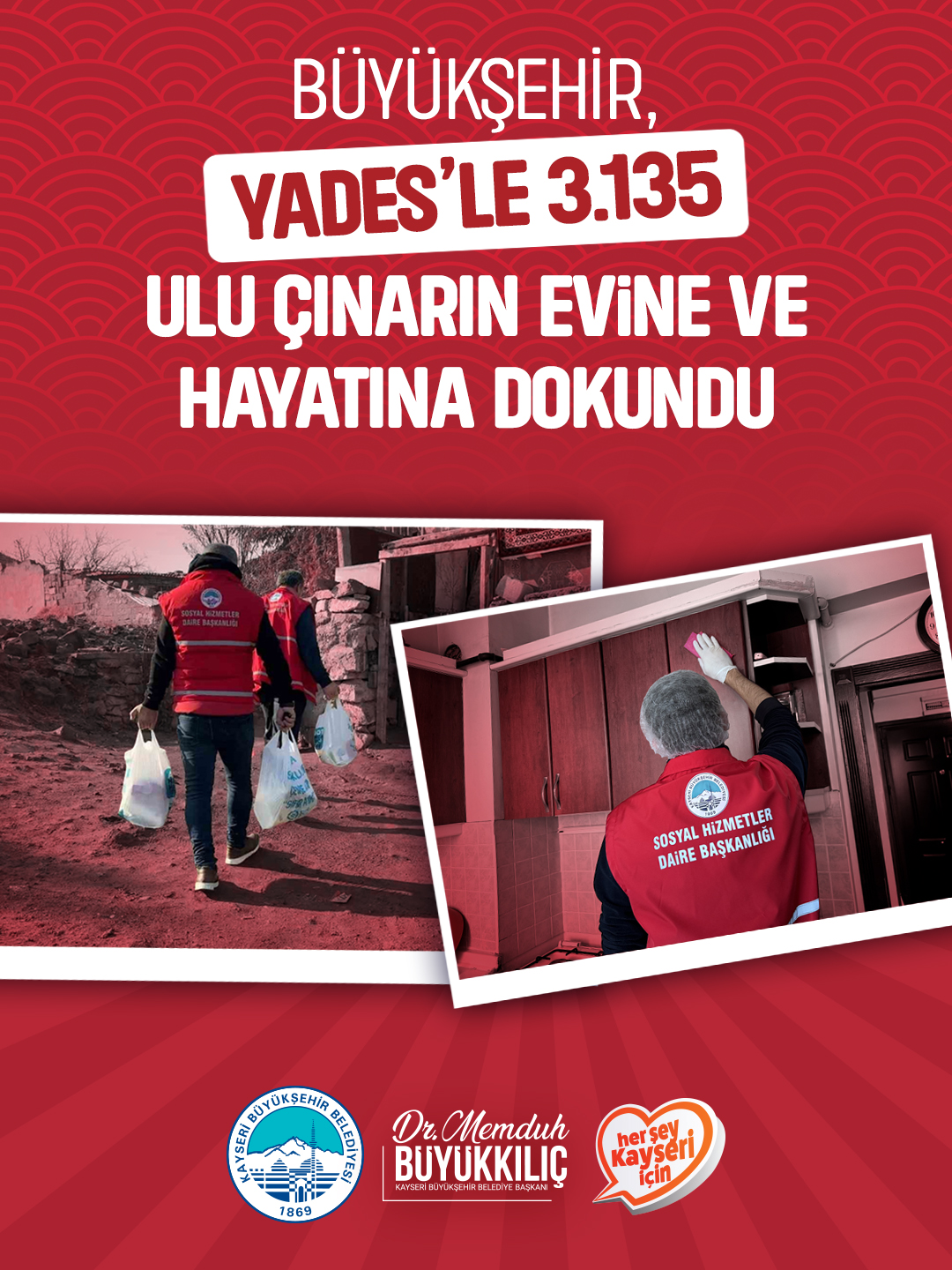 Büyükşehir YADES ile 3 Bin 135 Ulu Çınarın Hayatı Kolaylaştırıldı