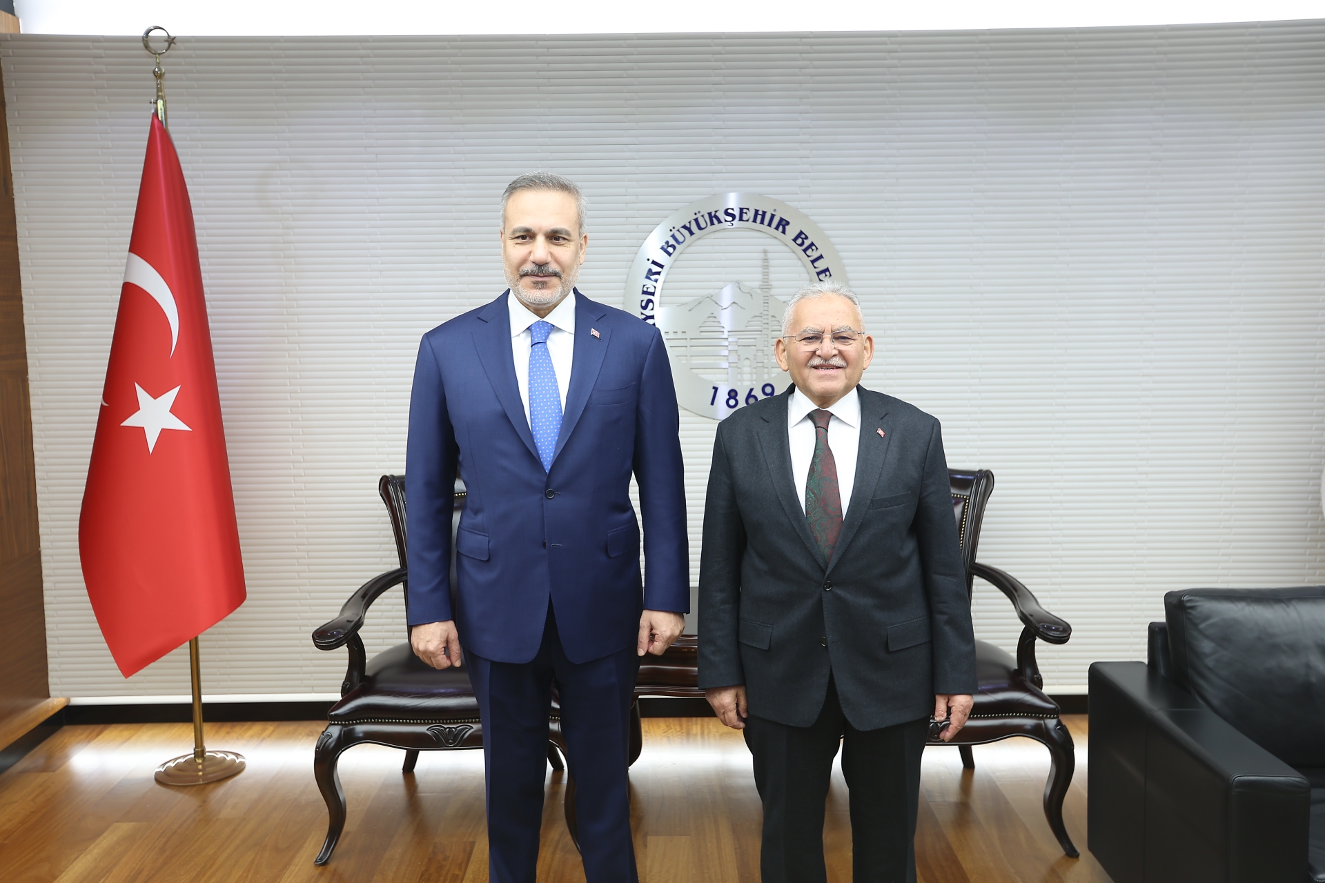 Dışişleri Bakanı Fidan’dan Başkan Büyükkılıç’a Ziyaret