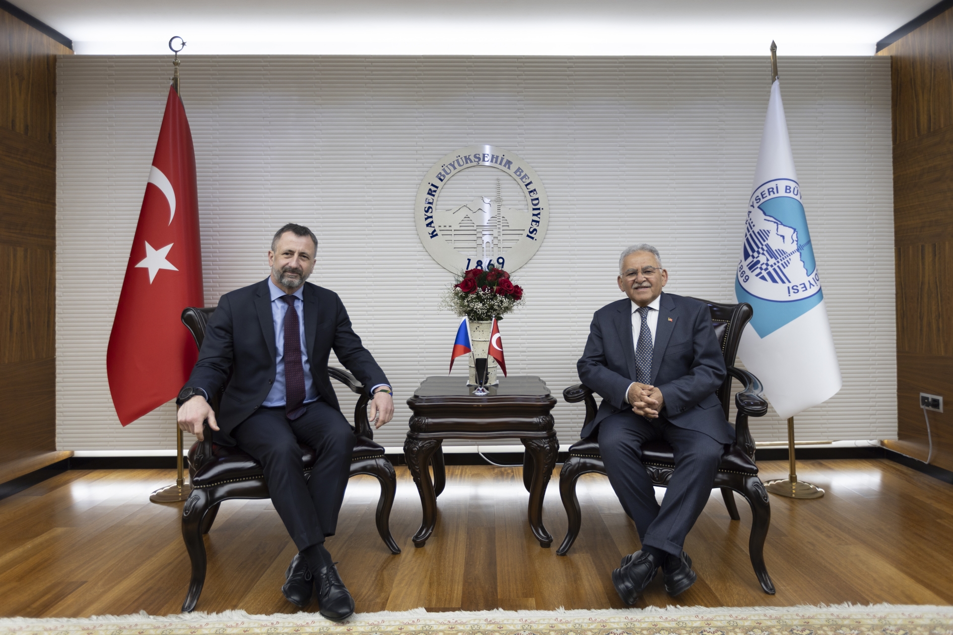 Başkan Büyükkılıç, Çekya'nın Ankara Büyükelçisi Stepanek'i Ağırladı