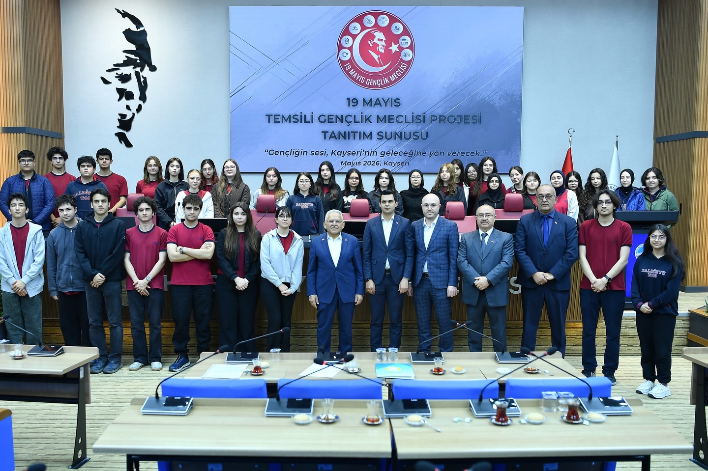 Öğrenci ve Genç Dostu Büyükkılıç’tan, 19 Mayıs Temsili Gençlik Meclisi Projesine Tam Destek