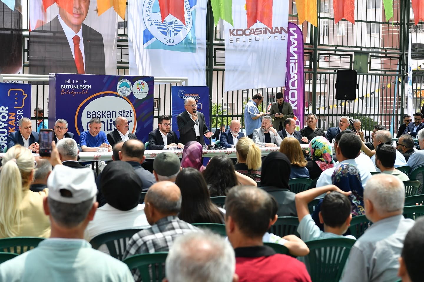 Başkan Büyükkılıç’tan Kocasinan’da Vatandaşla Doğrudan İletişim: Erkilet Tramvay Hattı Projesi’ni Anlattı