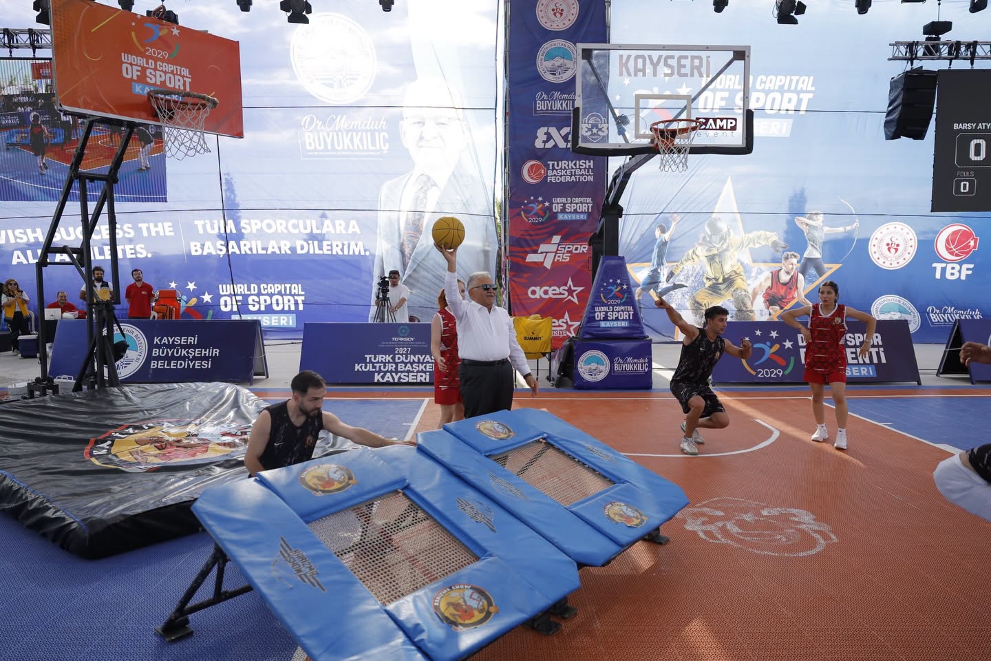 Başkan Büyükkılıç, FIBA 3x3 Lite Quest 2026 Turnuvası’nda Coşkuya Ortak Oldu