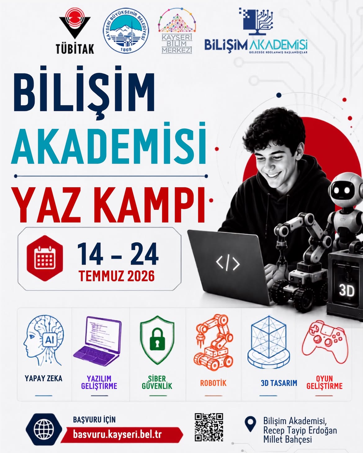 Büyükşehir'in Bilişim Akademisi Yaz Kampı İçin Başvurular Başladı