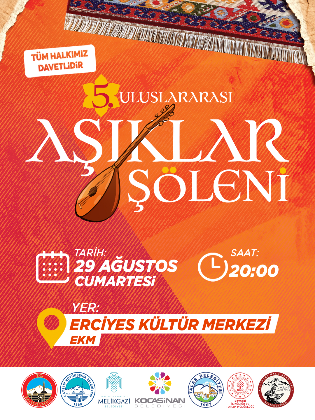 Büyükşehir’den 5. Uluslararası Âşıklar Şöleni’ne Davet