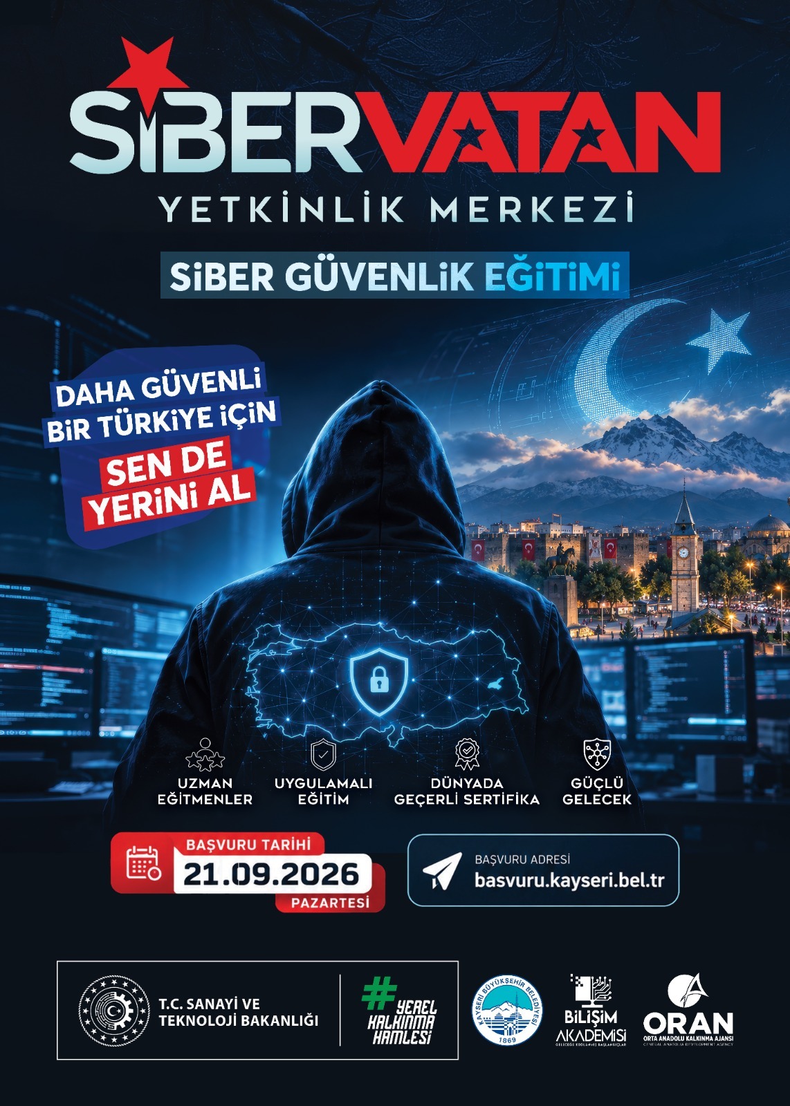 Kayseri, Siber Güvenlikte Yeni Nesil Uzmanlarını Yetiştirecek