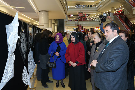 KAYMEK'ten İğne Oyası Sergisi