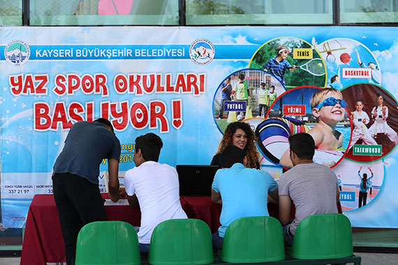 Yaz Spor Okullarına İlgi Büyük